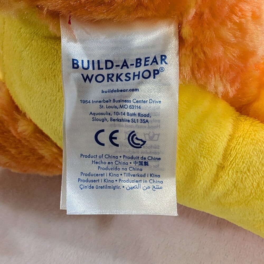 BUILD-A-BEAR Spinosaurus 16" Orange Dinosaur Plush Toy Stuffed Animal Stuffie - Picture 3 of 5
